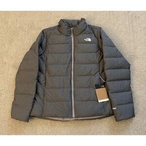 The North Face Minoqua Insulated 550-Down Jacket Women's Sz Large Gray NWT